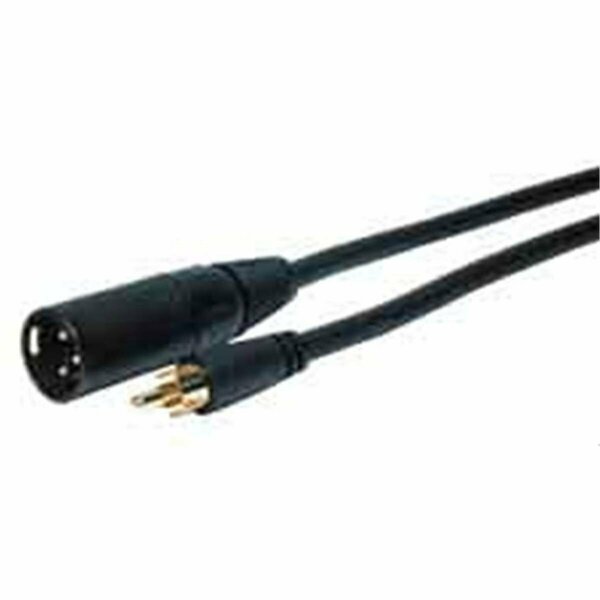 Comprehensive Standard Series XLR Plug to RCA Plug Audio Cable 6ft XLRP-PP-6ST